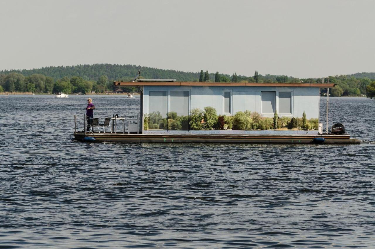 Feststehendes Hausboot Hotel Kolonie Zern Exterior foto